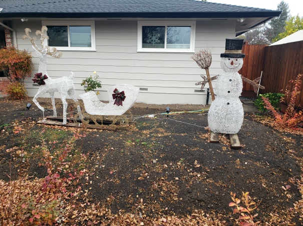 Snowman Reindeer & Sleigh