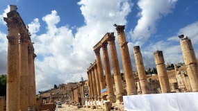 Columns & Temples Along Cardo Maximus 1